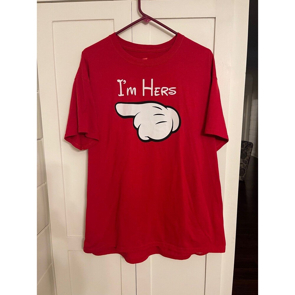 I’m Hers mens Disney shirt